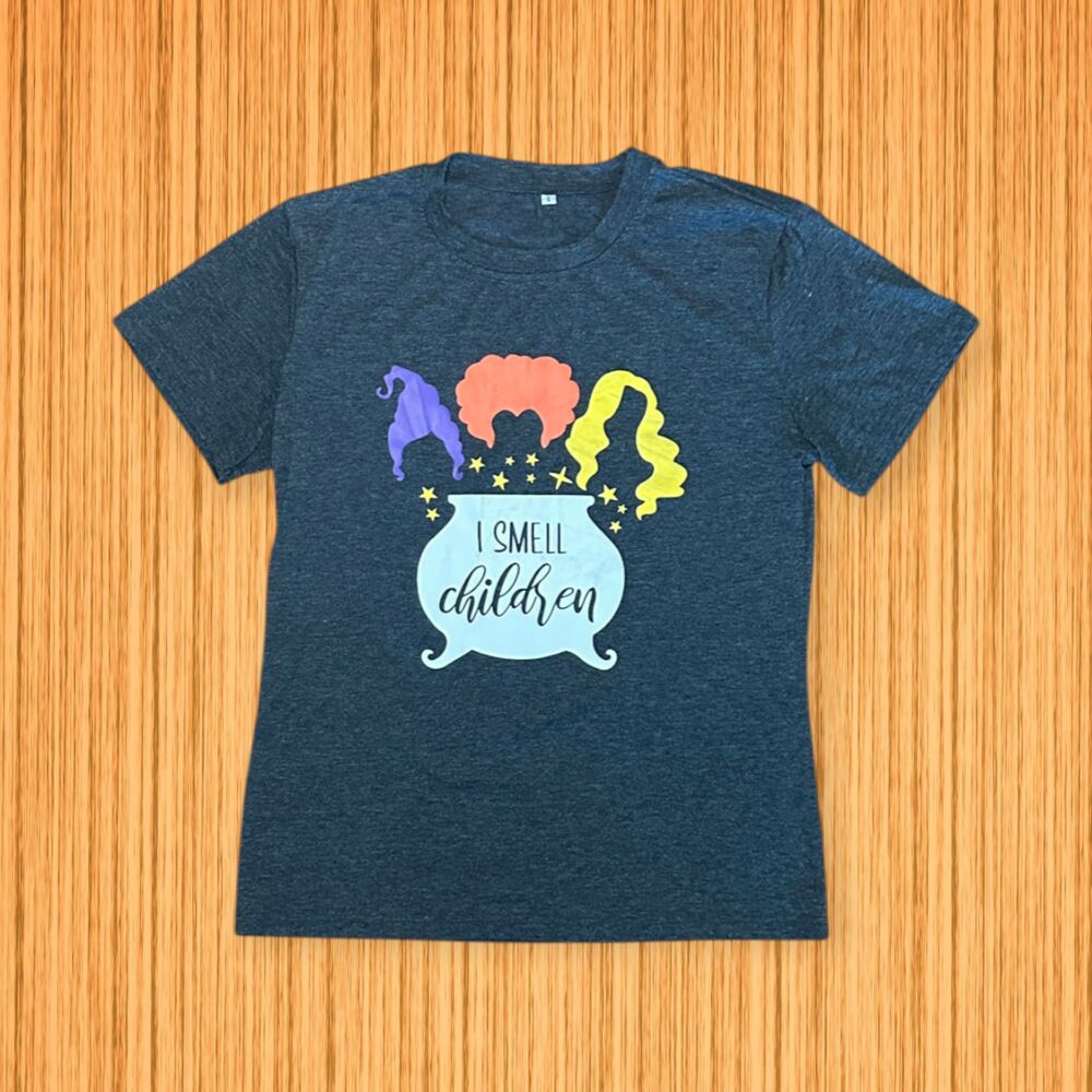 Hocus Pocus I Smell Children Sanderson Sisters Graphic Tee